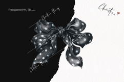 Black Coquette Dot Bows | Coquette Png Product Image 2