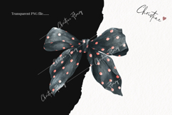 Black Coquette Dot Bows | Coquette Png Product Image 2