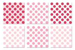 Dot Octagon Oval Valentine Seamless Pattern Digital Papers Product Image 2