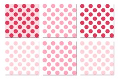 Dot Octagon Oval Valentine Seamless Pattern Digital Papers Product Image 2