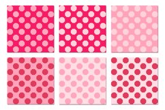 Dot Octagon Oval Valentine Seamless Pattern Digital Papers Product Image 3