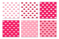 Dot Octagon Oval Valentine Seamless Pattern Digital Papers Product Image 4