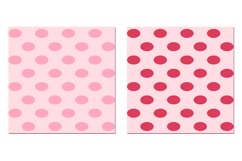 Dot Octagon Oval Valentine Seamless Pattern Digital Papers Product Image 5