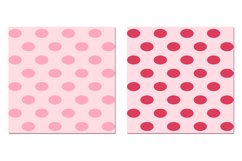 Dot Octagon Oval Valentine Seamless Pattern Digital Papers Product Image 5