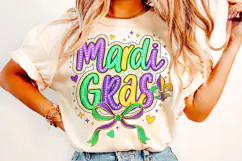 Mardi Gras PNG Sublimation, Fleur De Lis PNG, King Cake PNG Product Image 1