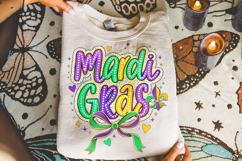 Mardi Gras PNG Sublimation, Fleur De Lis PNG, King Cake PNG Product Image 3