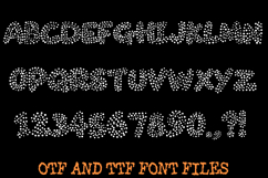 Dotty Spotty Alphabet Lettering ABC Dot Spots Text Font OTF Product Image 3