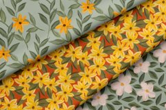 Pattern clipart with Flowers Digital Paper- Flowers Seamless Product Image 3