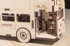 Double Decker Bus- laser cut file, SVG DXF pattern Product Image 8