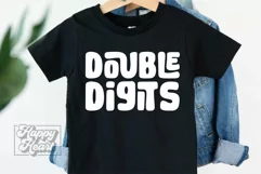 Double Digits SVG - 10th Birthday Girl Shirt - Birthday Boy Product Image 3