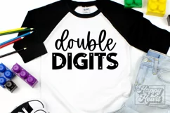 Double Digits SVG - 10th Birthday Girl Shirt - Ten Birthday Product Image 4