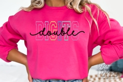 Double Digits SVG - 10th Birthday Girl Shirt Ten Era Varsity Product Image 3