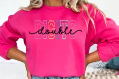 Double Digits SVG - 10th Birthday Girl Shirt Ten Era Varsity Product Image 3