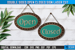 Double-Sided Open Closed Sign Laser Cut Bundle, Wall Decor Product Image 7