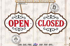 Double-Sided Open Closed Signs Laser Cut Bundle|Business SVG Product Image 6