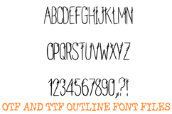 Double Stripe Alphabet Lettering Font Thin ABC OTF Product Image 2