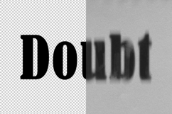 Doubt 3D editable text effect Product Image 2