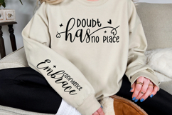 Doubt has no place Sleeve SVG Product Image 3