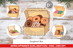Wind Spinner Donut Box Product Image 1