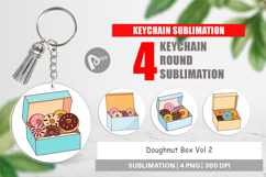 Keychain Donut Box Product Image 1