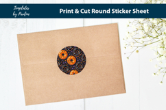 Doughnut Halloween Party Decor, Treat Bag Stickers Product Image 2