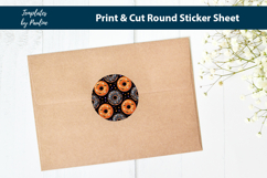 Doughnut Halloween Party Decor, Treat Bag Stickers Product Image 2