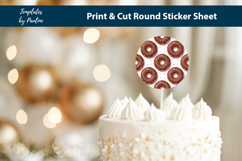 Donut Cafe Stickers Printable, Coffee Shop Packaging Labels Product Image 3