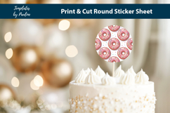 Funny Donut Bachelorette Stickers, Printable Round Labels Product Image 3