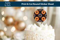 Doughnut Halloween Party Decor, Treat Bag Stickers Product Image 3