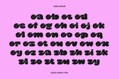 Doughzy - Groovy Bubble Font Product Image 6