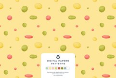 Download 9 Summer Jam Tea Berry Seamless Pattern Digital Paper PNG JPG Digital Paper DTF Pattern Print Watercolor Clipart for kids