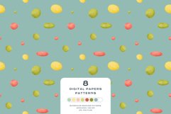 Download 9 Summer Jam Tea Berry Seamless Pattern Digital Paper PNG JPG Digital Paper DTF Pattern Print Watercolor Clipart for kids