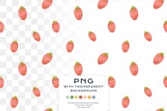 Download 9 Summer Spring Strawberry Seamless Pattern Digital Paper PNG Digital Paper DTF Pattern Print Watercolor Clipart for kids