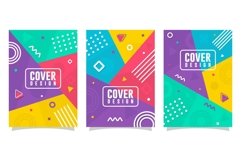 Download cover design modern template Cdr, Ai, Eps10 Product Image 1