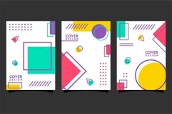 Download cover memphis design Ai, Eps10, Cdr Product Image 1