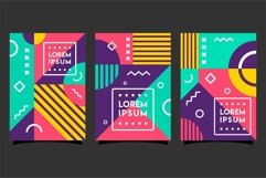 Download modern cover memphis design Cdr, Ai, Eps10 Product Image 1