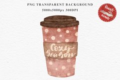 Download Watercolor Christmas Coffee and Sweets Clipart png Latte Cup to design your christmas invitation t-shirt designs sublimation designs tumbler  watercolor merry christmas coffee png Latte Cup clipart, Hot Drink Mug png, Santa clip art