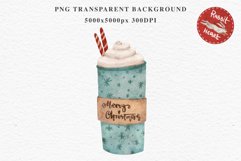 Download Watercolor Christmas Coffee and Sweets Clipart png Latte Cup to design your christmas invitation t-shirt designs sublimation designs tumbler  watercolor merry christmas coffee png Latte Cup clipart, Hot Drink Mug png, Santa clip art