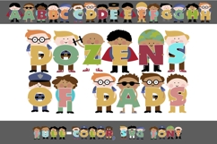Dozens of Dads Too Color Font Product Image 1