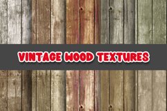 Vintage Wood Digital Papers Patterns Product Image 1