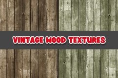 Vintage Wood Digital Papers Patterns Product Image 2