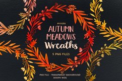 Wreaths from the Meadow - Watercolor Wreaths - 20 images Product Image 5
