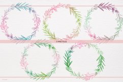 Spring Watercolor Wreaths - Set of 5 Product Image 3