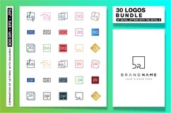 30 LOGOS BUNDLE OF INITIAL LETTERS WITH THE INITIAL D Product Image 1