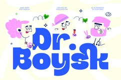 Dr Boysk - Sans Serif Pop Display Font Product Image 1