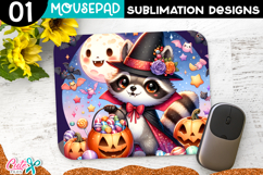 Dracula Halloween Mouse Pad Sublimation