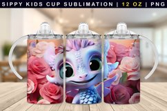 Dragon Sippy Cup Sublimation Bundle| 12oz Sippy Tumbler Product Image 3