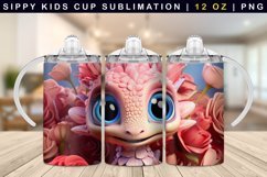 Dragon Sippy Cup Sublimation Bundle| 12oz Sippy Tumbler Product Image 2