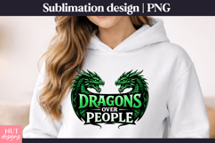 Dragons Over People Dragon Fantasy Sublimation Product Image 2
