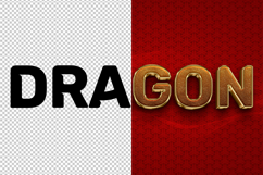 Dragon 3D editable text effect Product Image 2